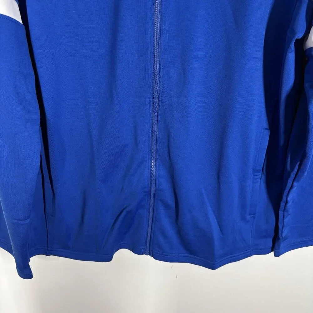 Under Armour Men L Royal Blue Full Zip UA Knit Warm Up Team Track Jacket NWT